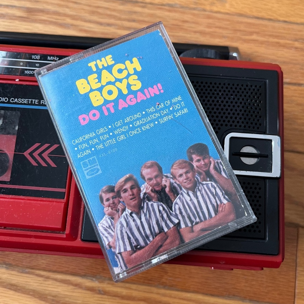 Vintage 1984 The Beach Boys Do It Again! Cassette Tape